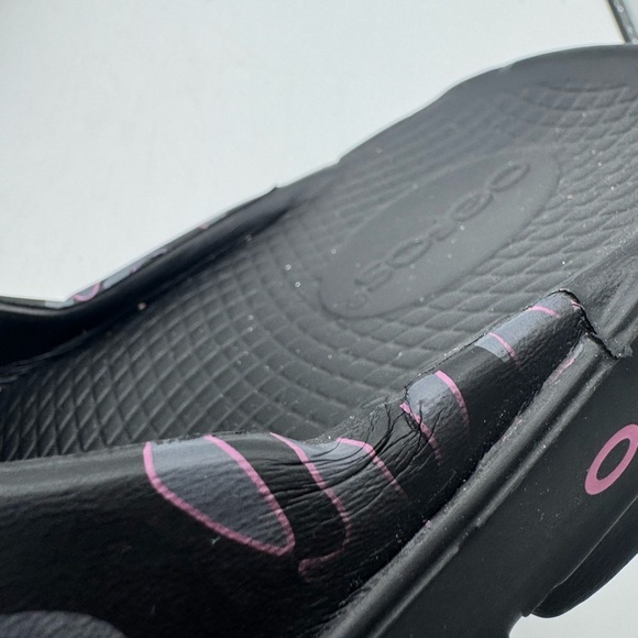 OOFOS OOAHH SPORT UNISEX PROJECT PINK/BLACK CAMO SLIDE ON  display picture 1